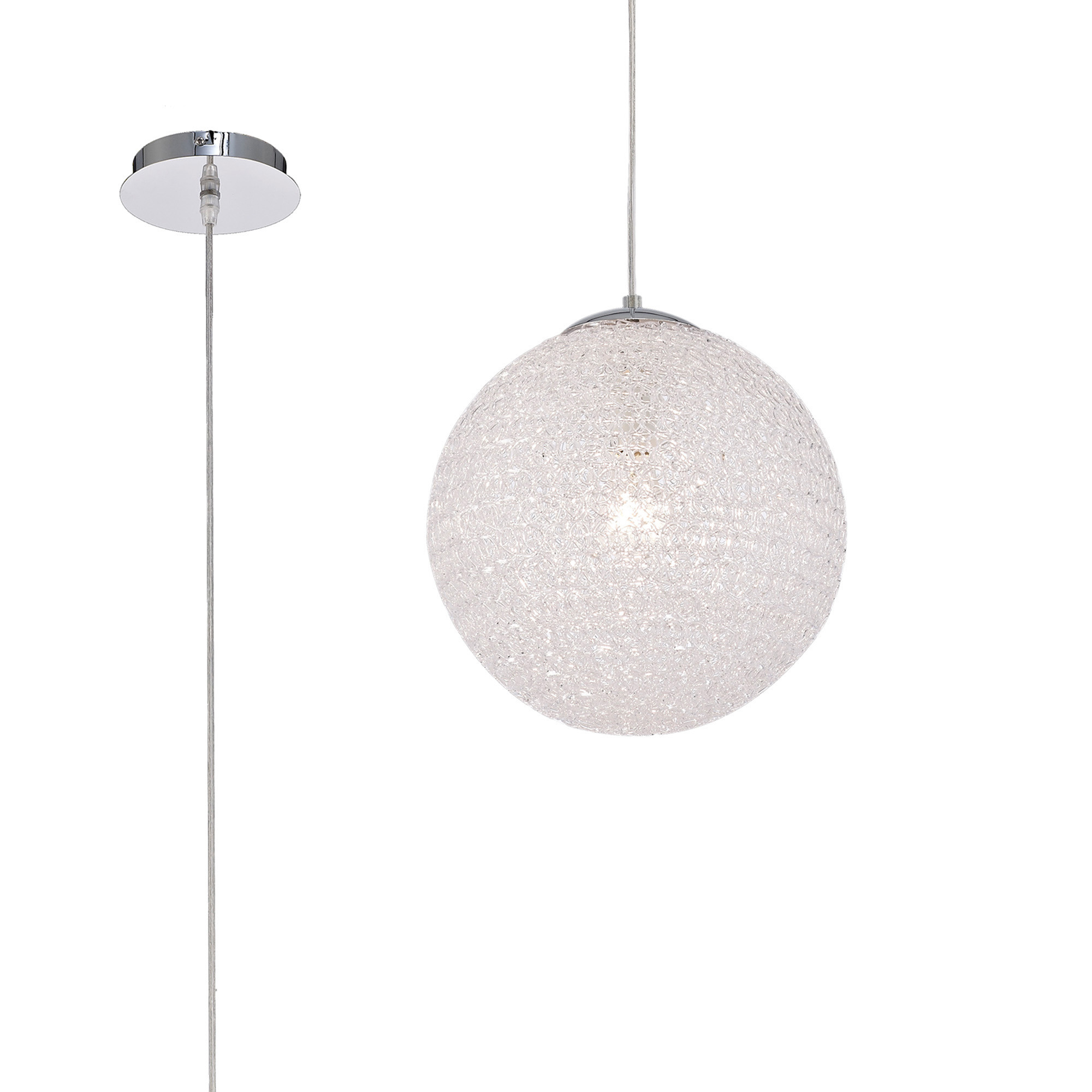 M5712  Bola Pendant 30cm Round 1 Light